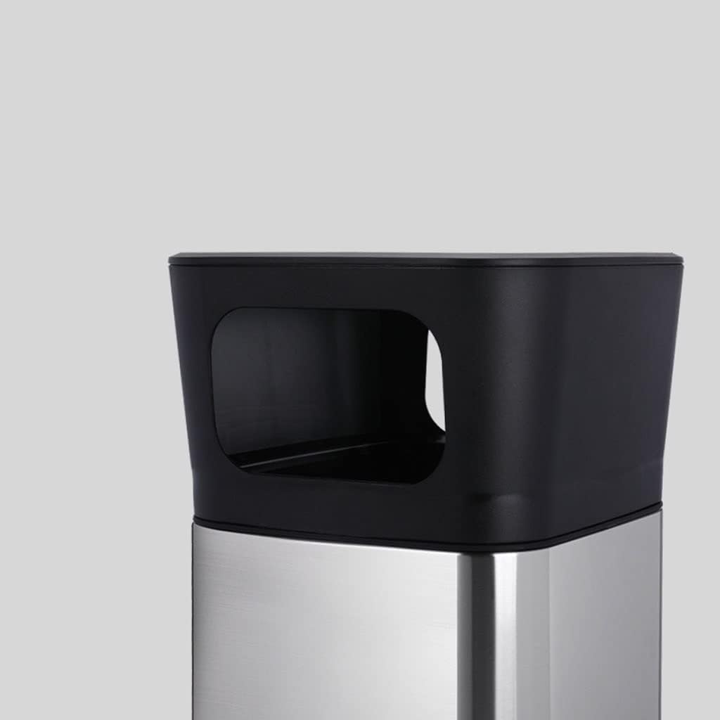 Stand Up Ashtray Stainless Steel Trash Can with Ashtray Trash Can Outdoor Indoor Elevator Corridor Ashtray Trash Can Commercial Trash Can Cigar Ashtrays For Outdoors (Color : C)