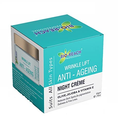 Anti-Ageing Night Crèam For Womens For Dark Spots, Fine Lines, Dullness (50 gm)