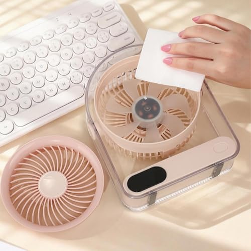 Ventilateur de table portable USB rechargeable pour dortoir