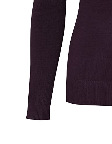 Image of Cielo Women's Solid Basic Stretch Mock Neck Pullover Knit Sweater