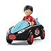 Produktbild Toddys by siku 0115, Sam Speedy, 3-teiliges Spielzeugauto mit Licht und Sound, Zusammensteckbar, Inkl. beweglicher Spielfigur, Hochwertiger Schwungradmotor, Schwarz/Türkis, Ab 12 Monaten