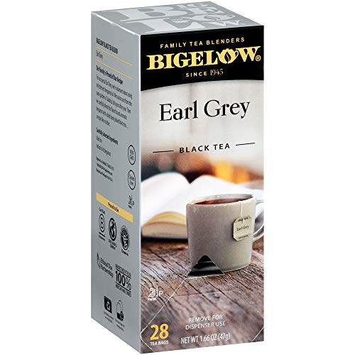 image for Bigelow Tea Bigelow Earl Grey Tea Bags 28-Count Box (Pack of 1) Black 