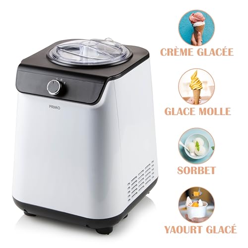 Primo PR401IM : sorbetière à compresseur 1,2 L — miniature 2