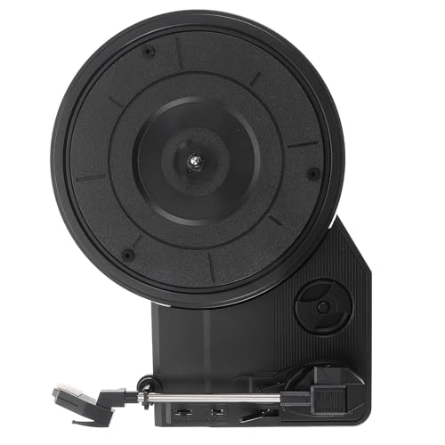 Mécanisme de platine vinyle rétro noir en plastique pour tourne-disque vintage