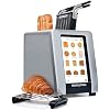 Revolution R180 Connect Plus Smart Toaster with Touchscreen (Bundle with Toastie Press & Warming Rack) Choose from 40+ Bread Types, 7 Browning Levels, Toastie Press Mode