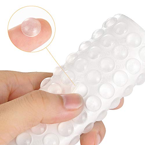 Comparison: Best Clear Finish For Kitchen Cabinets 4 200PCS Cabinet Bumpers Clear Rubber Bumpers Self Adhesive, Soft Close Cabinet Door Bumper Dots, Sound Dampening Cupboard Door Bumpers Pads for Kitchen Drawers, Picture Frames, Furniture