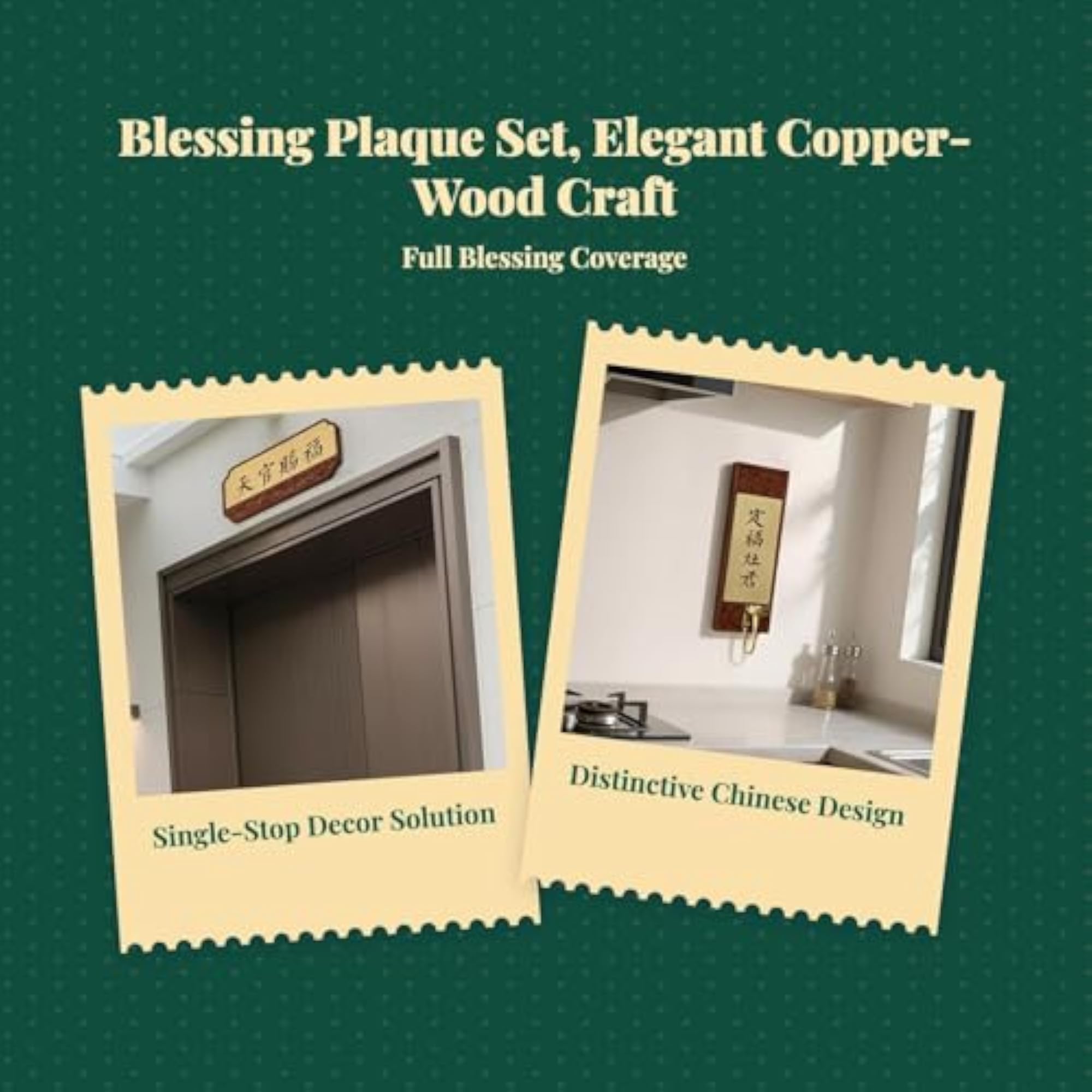 Feng Shui Blessing Sticker, Home Protection Decor Gift