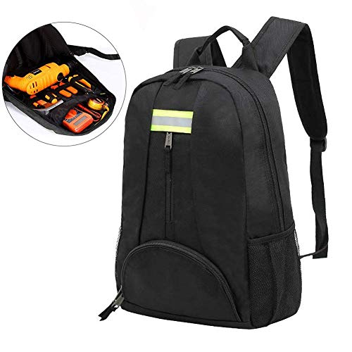 Multi-Purpose Carpenter's Tool Backpack,Electrican Work Tool Bag,Heavy Duty Tradesman Pro Organizer,Car Motorcycle Tool