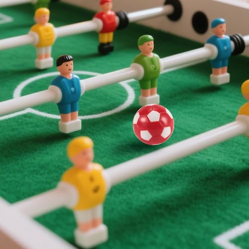 Elalove 8 Stück Tischkicker Bälle Set – Hochwertige 32mm Kickerbälle aus HIPS, langlebig & farbecht für Tischfußball & Mini Football, Bunt