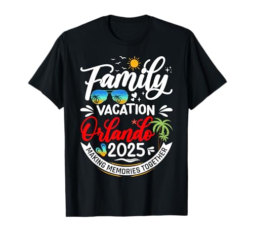 Family Vacation Orlando 2025 Matching Vacation 2025 T-Shirt