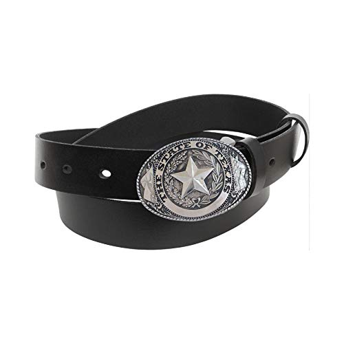 Needzo Rodeo Belt Buckles for Men, State of Texas Seal, Western Apparel, Silver Tone, 2.75 x 3.75 Inches4
