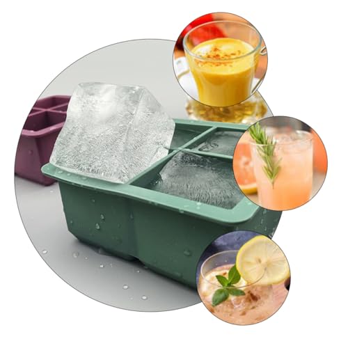 Alipis 2Pcs Silicone Ice Cube Tray con Tapa miniatura 7