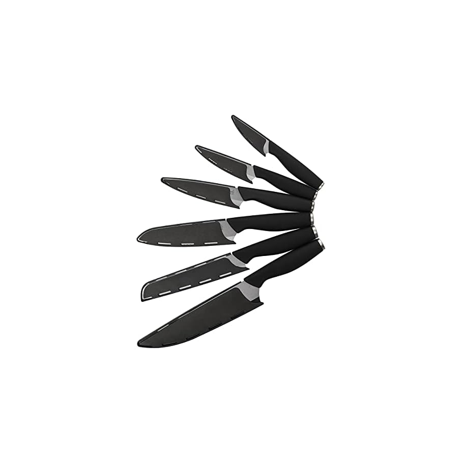 Ozeri Elite Chef II 12-Piece Ceramic Knife Set,Black