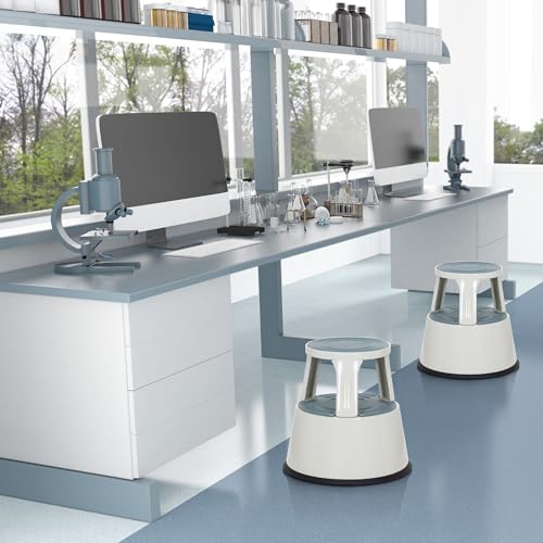 Elefantenfuß-Hocker Hjh Office Tritthocker TIO-M II Metall 42 cm