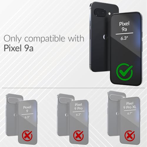 Coque Pixel 9A anti-chute protection écran bordeaux robuste avec clip de ceinture - 2