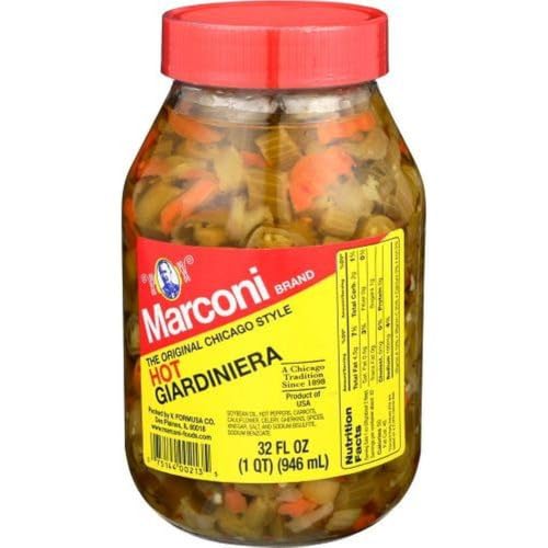 Marconi Giardiniera Hot, 32 oz