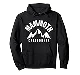 Mammoth Ca California Classic Skyline Mammoth Mountaintops Pullover Hoodie