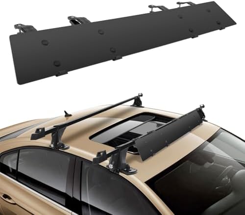 DREAMOTOR 96cm/38'' Roof Rack Fairings Wind Noise Reducer Roof Ra...