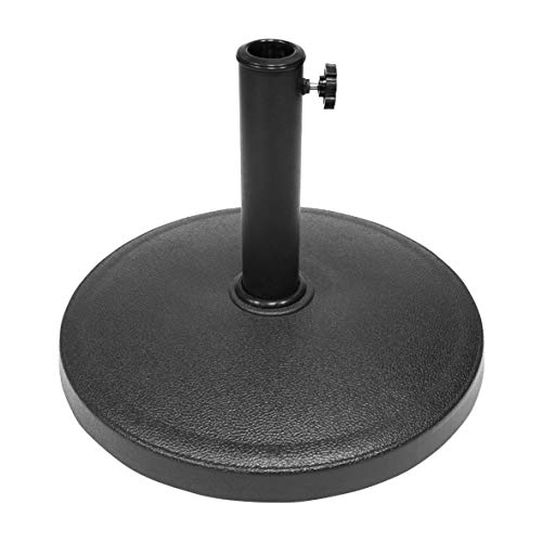 Netagon Heavy Duty 12kg Waterproof Resin Parasol Securing Base Weight Garden Umbrella Furniture Stand