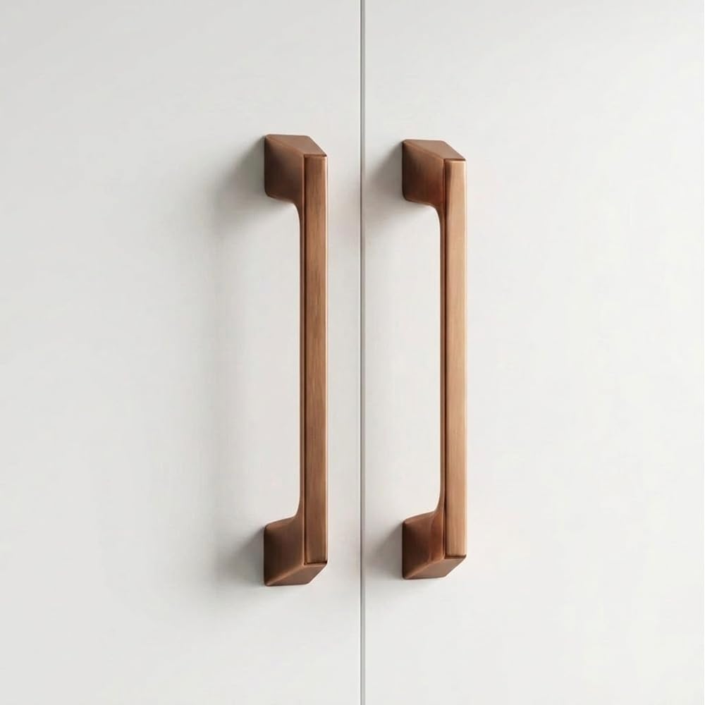 4 Inch Slim Cabinet Handle Rose-Gold-Matt Colour Pack of 2 – Modern Kitchen Cabinet Wardrobe Cupboard Drawer Pull, Durable Furniture Handle Easy to Install-| 3 Years Warranty |-image-31