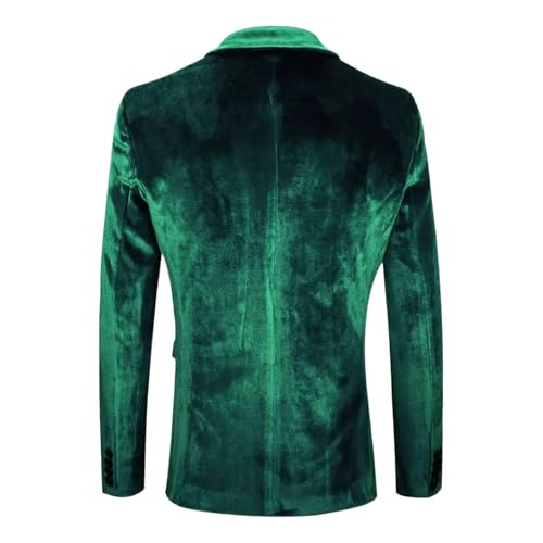 Suit Jackets for Men Velvet Blazer Dressy Wedding Prom Party Sport Coats Casual Long Sleeve Button Down Suit Blazers3