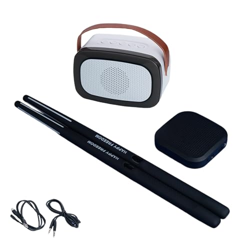 our fave Tambour électrique portable virtuel avec baguettes de batterie - Instrument de musique léger pour débutant