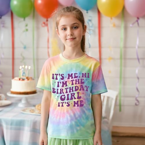 Image of Outofgas Birthday Girl Shirts Its Me Hi Im The Birthday Girl Graphic Party Outfit 4-12 Years