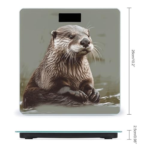 Báscula digital para cuerpo Otter Animal, alta precisión miniatura 2