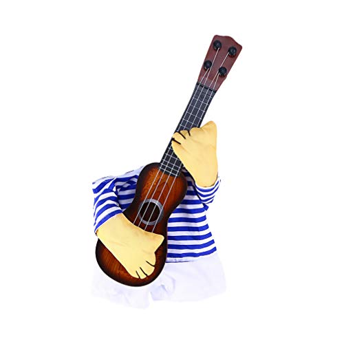 Disfraz guitarra para perros XL mascota para fiestas y cosplay miniatura 2