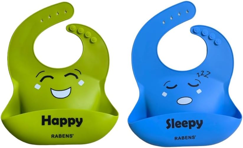 MY FIRST EMOTIONS - Juego de 2 baberos de silicona