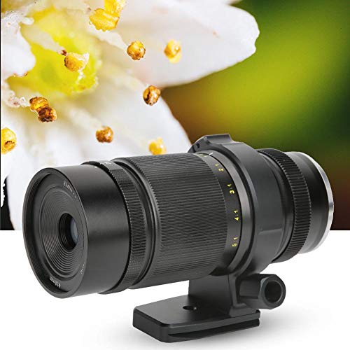 Qiilu 85mm F2.8 Macro Lens, Aluminium Zwart 1X-5X Grote Diafragma Handleiding Focusing Super Macro Vaste Lens voor Canon… - Afbeelding 7