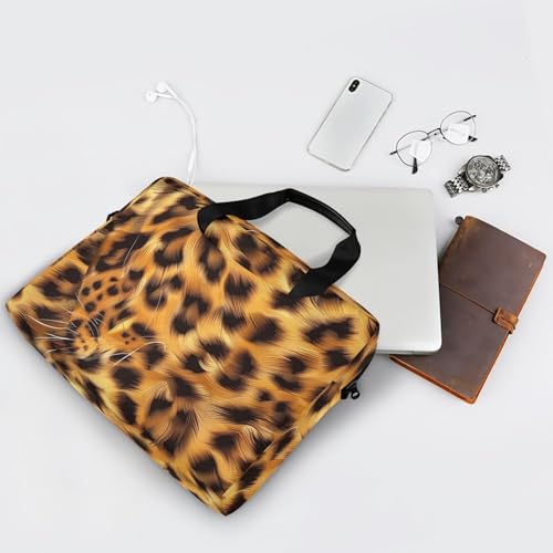 Maletín para portátil estampado de leopardo 13-15.6 pulg miniatura 7