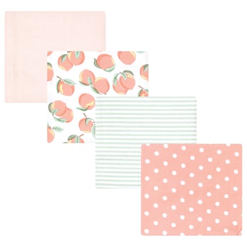 Image of Luvable Friends Little Treasure Flannel Receiving Blankets 4pk