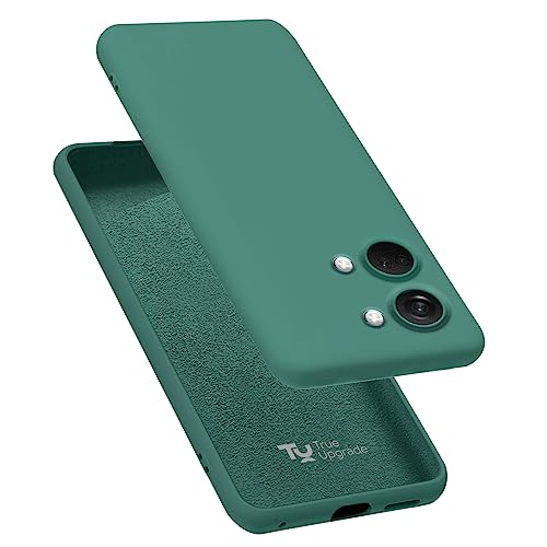 TRUEUPGRADE Compatible with OnePlus Nord 3 5G Case, Liquid Silicone Case, Full Body Protective Cover, Shockproof, Slim Phone Case, Anti-Scratch Soft Microfiber Lining – Green