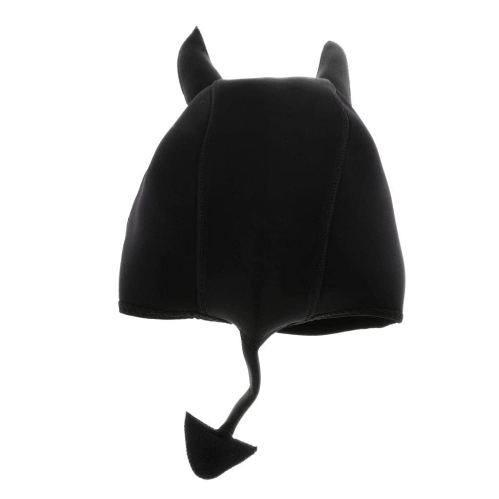 3 Mm Neopren Cartoon Tauch Und Schnorchelhauben, Schwarz