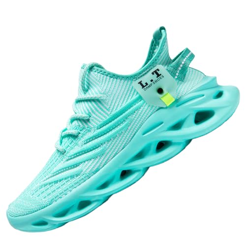 Modische lässige Fitness Laufschuhe Sneakers für Herren Leichte atmungsaktive Wander Arbeiten Sportschuhe rutschfeste Weiche Bequeme verschleißfeste Tennisschuhe