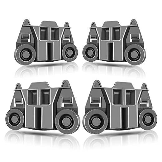 4 Packs W10195417 UPGRADED Dishwasher Wheels Lower Rack For kenmore whirlpool kitchen aid,Dishwasher Wheels Replaces Dish Rack Part Number AP4538395, PS2579553,WPW10195417, AH2579553, EA2579553