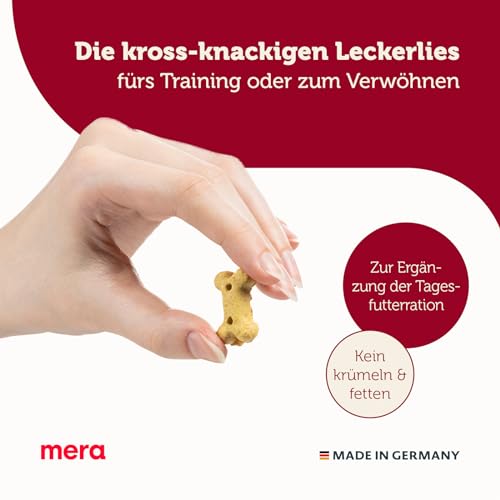 MERA Bakery Puppy Knochen Mix Hundeleckerli für Training oder als Snack, Leckereien für Hunde aus natürlichen Zutaten, schonend gebackene Hundekekse (10kg)