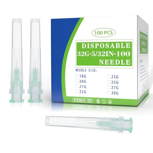 32G 4MM Stainless Steel Dispensing Accessories Scientific Measuring and Industrial Use Individually Packed(100 PCS)