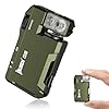 WUBEN G5 Rechargeable EDC Flashlight, Powerful RGB Flashights, 400 Lumens Portable Flat Mini Flashlights, IP68 Waterproof Multi-Mode Magnetic Small Keychain Flashlight for Camping, Emergency (Green)