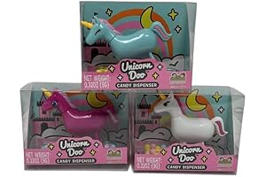Kidsmania Unicorn Doo Candy Dispenser for Kids ( Pack of 3 )