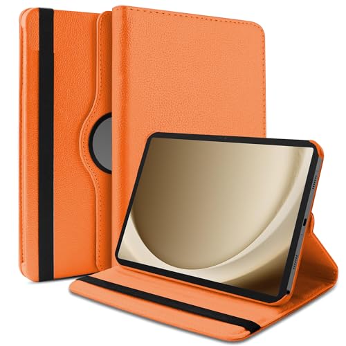 Image of TGK 360 Rotatable Flip Cover for Samsung Galaxy Tab A11+ Plus 11 Inch 2025 Case /Galaxy Tab A9 Plus 2023 (Orange)