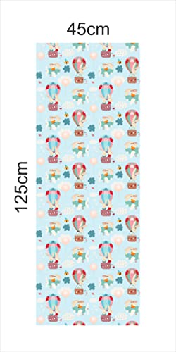 Image of CABANA HOMES (45cm x 125cm, 20 Rolls (120 sq. ft) Wallpaper for Kids Room Self Adhesive,Wall Stickers,Baby Room,Wardrobe,Furniture