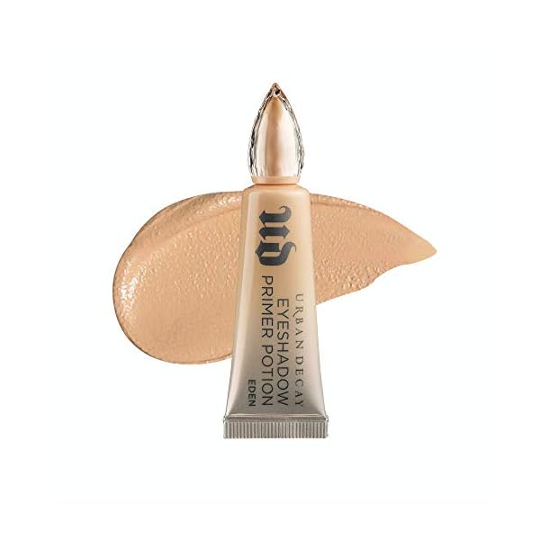Urban-Decay-Eyeshadow-Primer-Potion-Eden-Award-Winning-Nude-Matte-Eye-Primer-for-Crease-Free-Eyeshadow-Makeup-Looks-Lasts-All-Day-033-fl-oz Urban Decay Matte Eyeshadow Primer Potion Eden, Matte Eye Primer, Crease-free Eye Makeup Looks, Smooths & Preps Eyelid Base for Vibrant Color, All-day Wear, All Skin Tones, Vegan - 0.33 fl oz