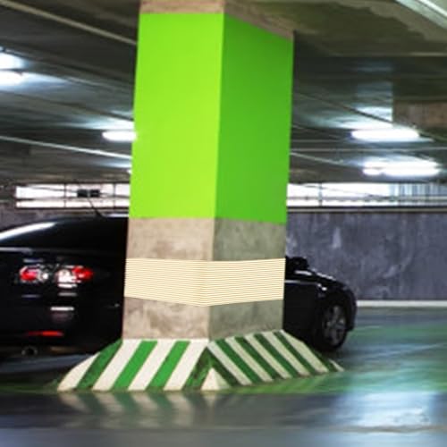 Protège les chocs en garage avec la protection d'angle mural beige NBR