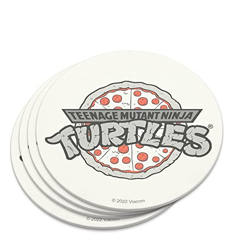 Teenage Mutant Ninja Turtles Pizza Logo Novelty Coaster Set