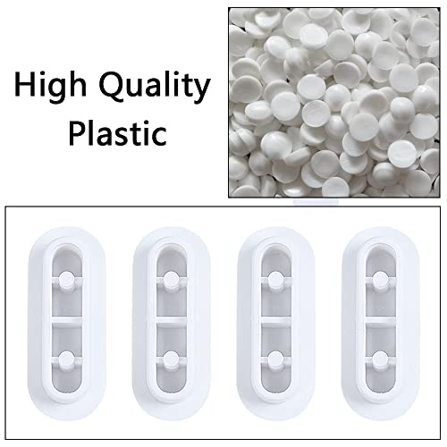 Set di 6 paracolpi per WC in plastica, universali