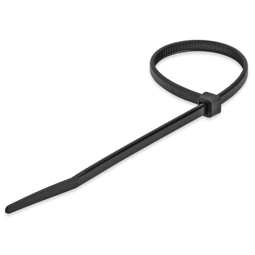 Cmple - Fascetta stringicavo da 18,1 kg, confezione da 100 - Nero