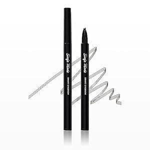 SINFAMODE Eyebrow Pencil, Easy, Natural, Won’t Fall Off All Day, Difficult to Failure, Liquid Eyebrow Pencil, Men’s, Waterproof, Fork Type, Natural Eyebrows, Eyebrows, Pencil, Liquid, Sebum, Sweat Friction, Gray, Made in Japan