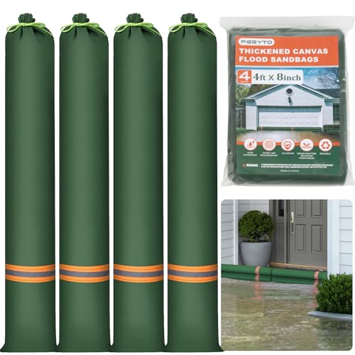 Sand Bags for Flooding - 4 Pcs 4 ft x